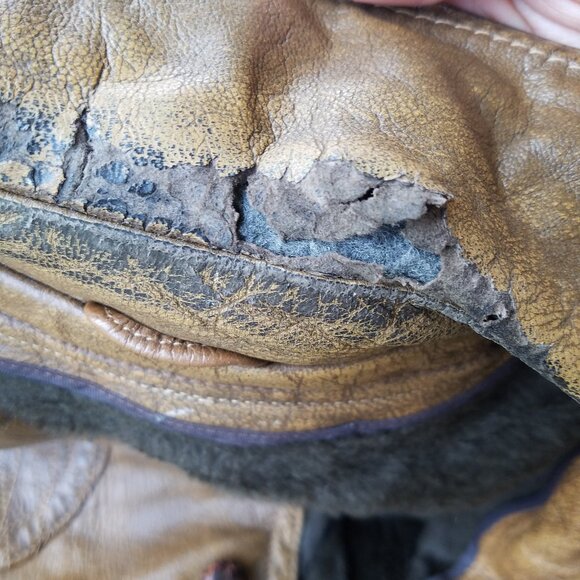 Vintage Kurland Men's 40 Brown Glove Tanned Leather Insulated Jacket - Picture 13 of 15